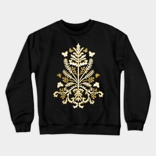 Gilded Grass Demask Crewneck Sweatshirt